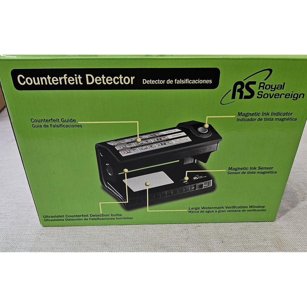 Royal Sovereign‎ Counterfeit Detector RCD-3 UV MG Watermark Bill Authenticator